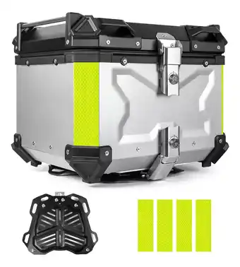 Mercado Libre Caja para moto top case maletero de aluminio para moto 45l oferta