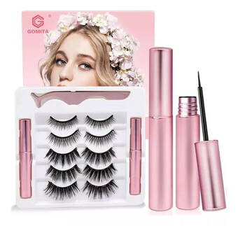 Mercado Libre Kit de pestañas postizas magnéticas & delineador de ojos oferta