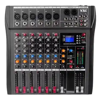 Mercado Libre Nxg mezcladora mixer de 6 canales 16 efectos ct60s oferta