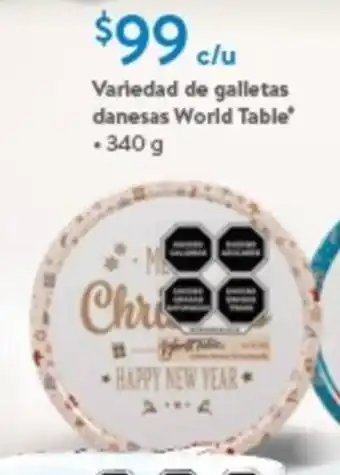 Walmart Express Variedad de galletas danesas World Table 340 g oferta