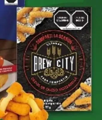 Dedos de queso mozzarella empanizados Brew City 226 g