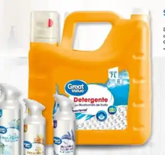 Walmart Express Detergente líquido con bicarbonato de sodio Great Value 7 L oferta