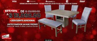 Muebles Troncoso ANTECOMEDOR AKANE FRESNO oferta