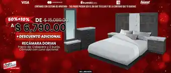 Muebles Troncoso RECÁMARA DORIAN oferta