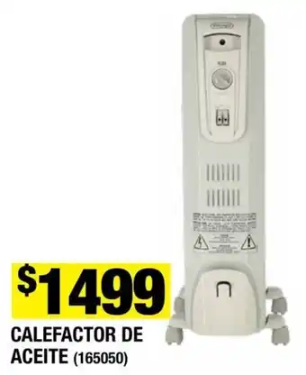 The Home Depot CALEFACTOR DE ACEITE (165050) oferta
