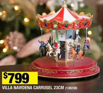 The Home Depot VILLA NAVIDENA CARRUSEL 23CM (138238) oferta