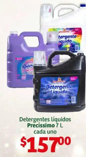 Soriana Híper Detergentes líquidos Precíssimo 7 L. cada uno oferta