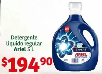 Soriana Híper Detergente Líquido regular Ariel 5 L. oferta