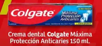 Crema dental Colgate Máxima Protección Anticaries 150 ml.