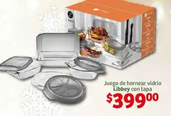 Soriana Híper Libbey Juego de hornear vidrio con tapa oferta