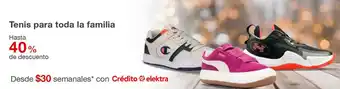 Tenis para toda la familia