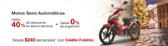 Elektra Motos Semi Automáticas oferta
