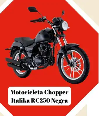 Elektra Motocicleta Chopper Italika RC250 Negra oferta