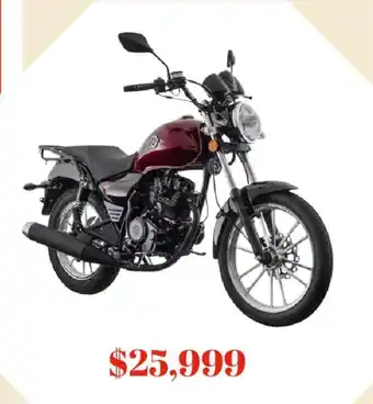 Elektra Motocicleta Chopper Italika RC150 Roja oferta