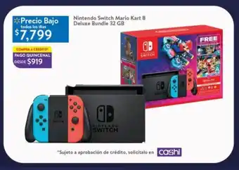 Walmart Nintendo Switch Mario Kart 8 Deluxe Bundle 32 GB oferta