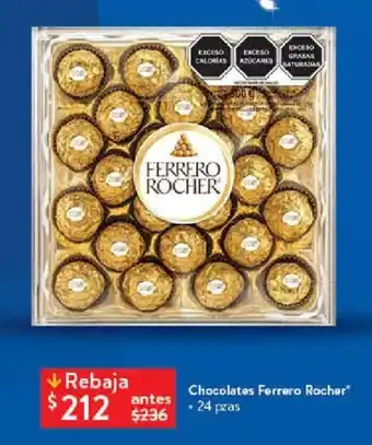 Chocolates Ferrero Rocher 24 pzas