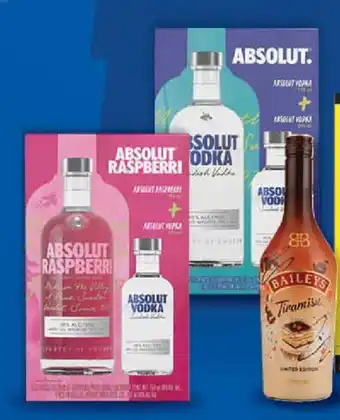 Walmart Vodka Absolut Original o Raspberri 750 ml + 200 ml oferta