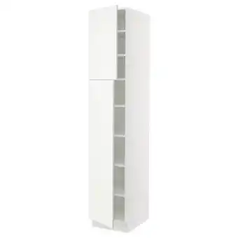 IKEA Sektion gabinete alto 2 puertas c/estantes, blanco/vallstena blanco, 46x61x229 cm oferta