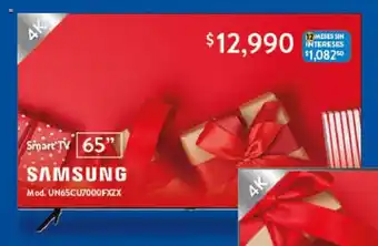 Walmart SAMSUNG Smart TV 65" oferta