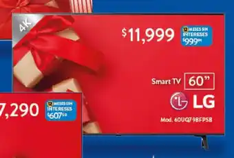 Walmart LG Smart TV 60" oferta