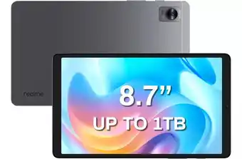 Mercado Libre Tablet realme pad mini de 4 gb de ram, 64 gb de rom de 6400 color gris oferta