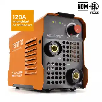 Mercado Libre Soldadora inversora portátil femmto thunder 120 60hz - soldadora inverter máquina para soldar oferta