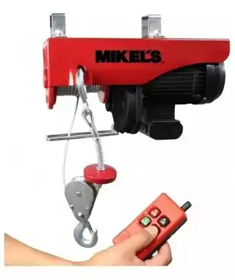 Polipasto electrico control remoto 1 ton pe-1000-rc mikels