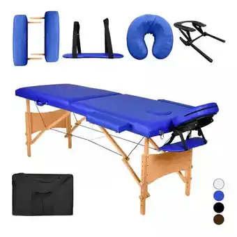 Mercado Libre Camilla para masajes profesional plegable spa tatto cama fac color azul oferta
