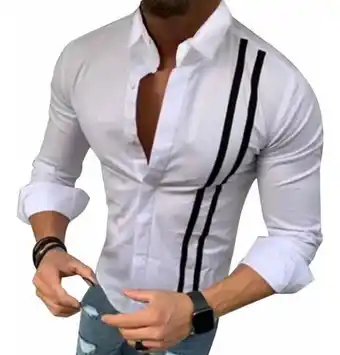 Mercado Libre Camisa slim fit strech casual vestir calidad vanquish 2lf bk oferta