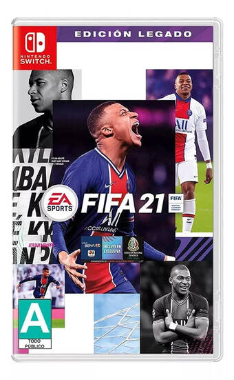 Mercado Libre Fifa 21 legacy edition electronic arts nintendo switch físico oferta