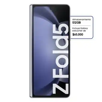 Mercado Libre Samsung galaxy z fold5 5g dual sim 512 gb icy blue 12 gb ram oferta