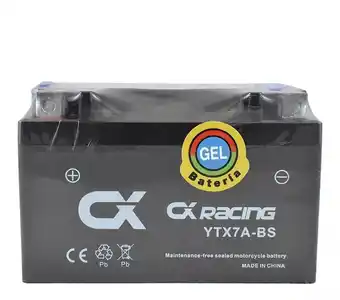 Mercado Libre Batería gel ytx7a-bs cxracing moto libre de mantenimiento oferta