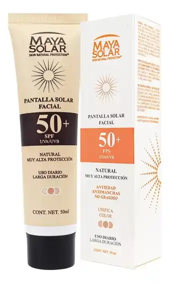 Mercado Libre Protector solar facial mineral con color fps50+ antimanchas oferta