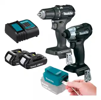 Mercado Libre Taladro rotomartillo 1/2 + atornillador 18v brushless makita oferta