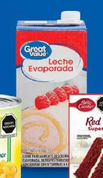 Walmart Leche evaporada Great Value 1L oferta