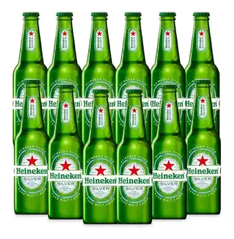 Cerveza heineken silver 24 botellas de 355ml