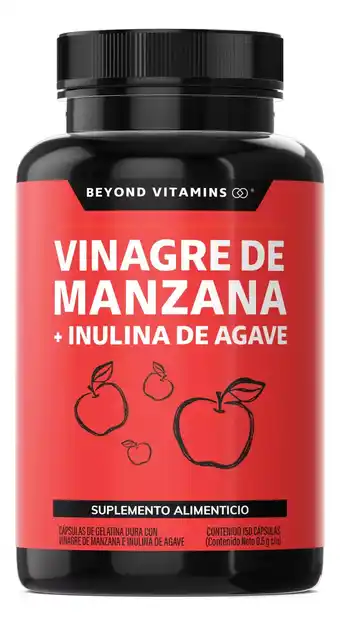 Mercado Libre Vinagre de manzana con inulina de agave - 150 cápsulas de 600 mg | sin saborizante | suplemento alimenticio - vinagre de manz oferta