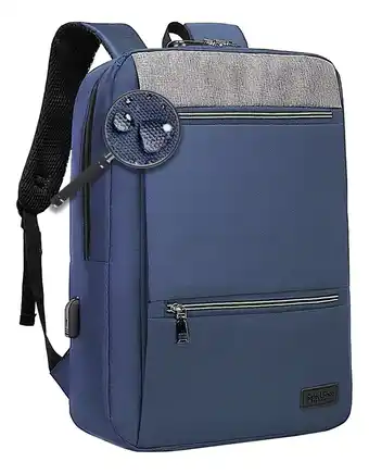 Mercado Libre Mochila antirrobo impermeable escolar con contraseña y usb color azul diseño de la tela ea2c oferta