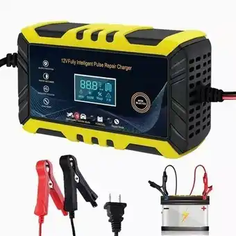 Mercado Libre Cargador de baterías inteligente de 12v 6a auto/motocicleta oferta