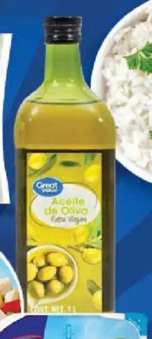 Walmart Aceite de oliva extra virgen Great Value 1L oferta