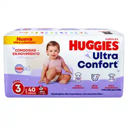 Farmacias YZA Pañales huggies ultraconfort etapa 3 niño 40 unidades oferta