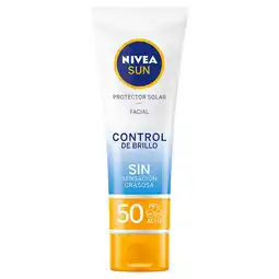 Farmacias YZA Nivea sun protector solar facial control de brillo fps50 50 ml oferta