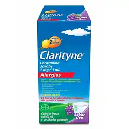 Farmacias YZA Clarityne jarabe uva 60ml oferta