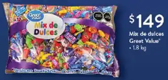 Walmart Mix de dulces Great Value 1.8kg oferta
