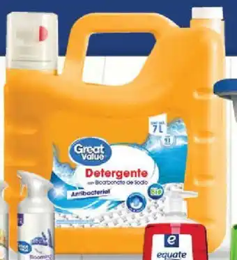 Walmart Detergente con bicarbonato de sodio Great Value 7L oferta
