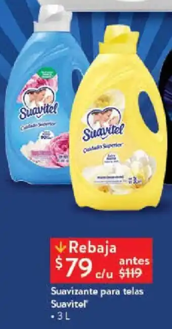 Walmart Suavizante para telas Suavitel 3L oferta