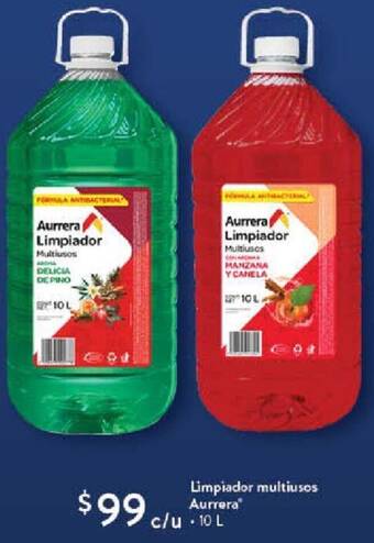 Walmart Limpiador multiusos Aurrera 10L oferta