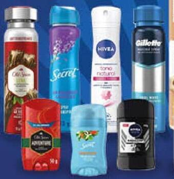Walmart Antitranspirantes en aerosol o barra Aerosol 2x159 ml o menos oferta