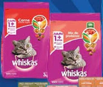 Walmart Alimento para gato Whiskas 3kg oferta