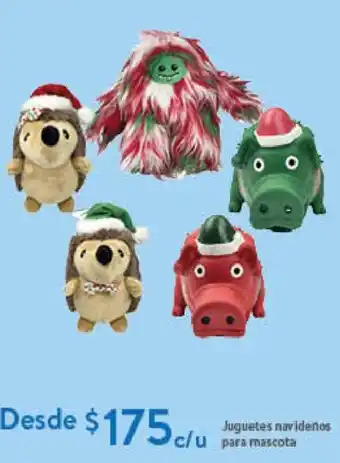 Walmart Juguetes navideños para mascota oferta